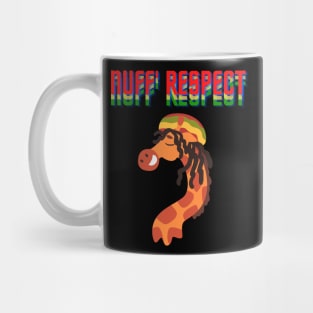 Nuff' respect rasta giraffe Mug